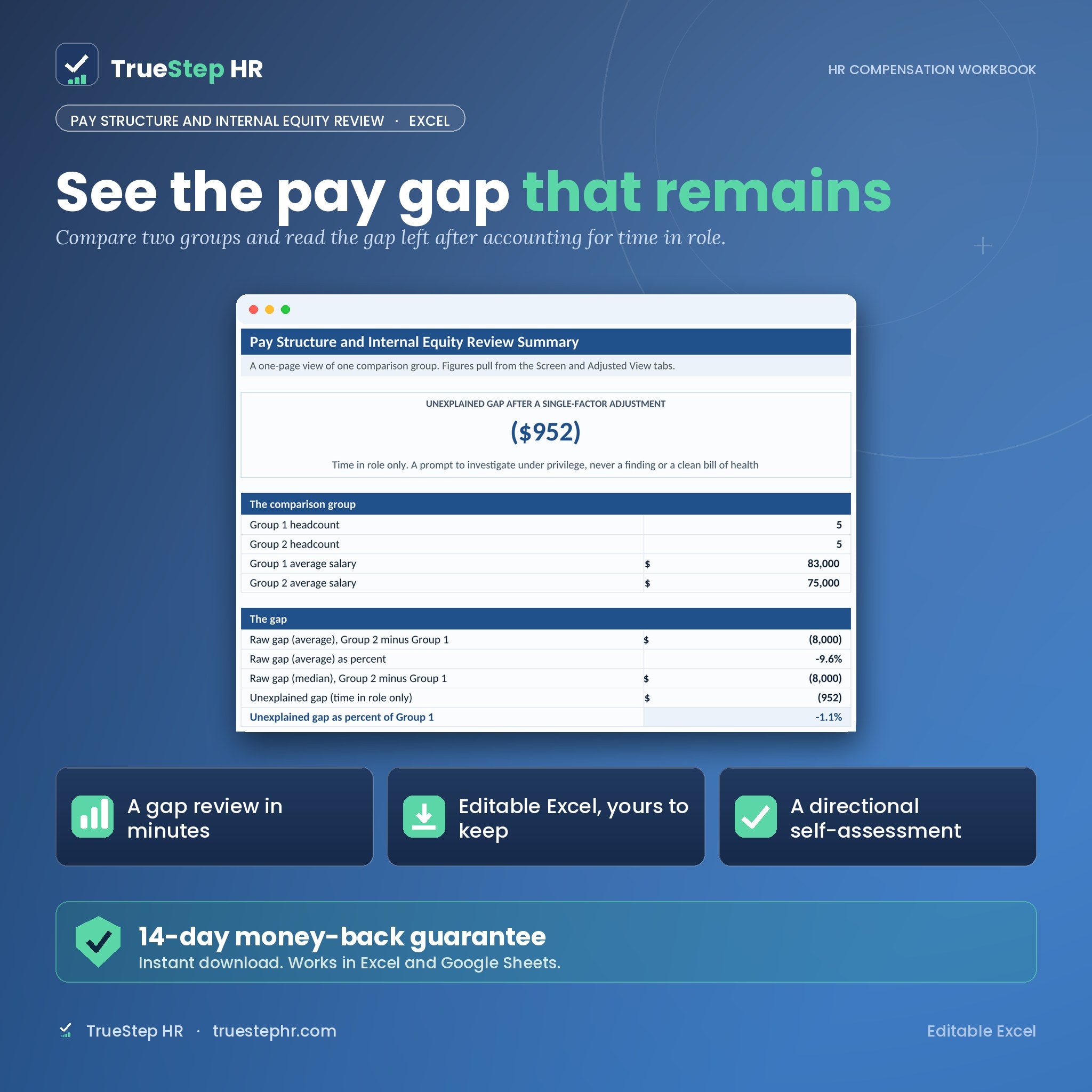 Pay Structure and Internal Equity Review by TrueStep HR