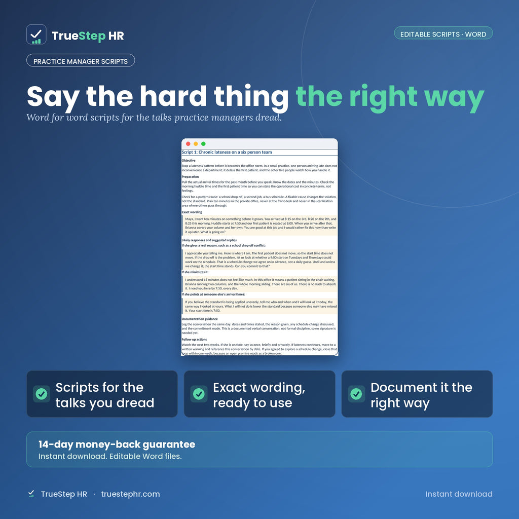 Practice Manager Conversations Toolkit: word for word scripts