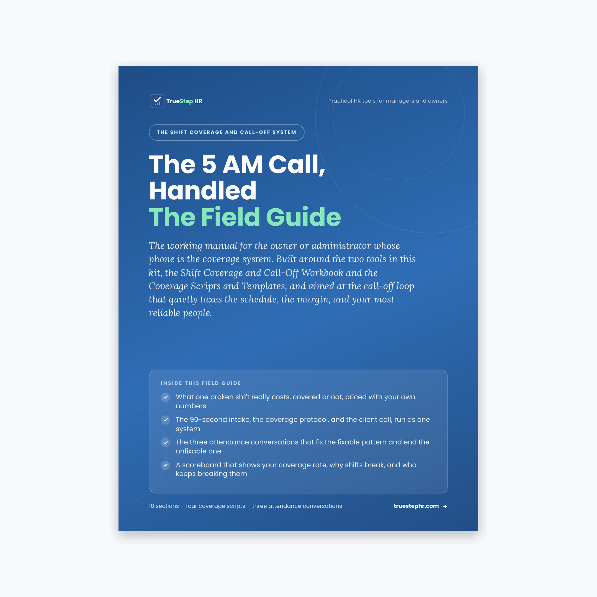 Shift Coverage and Call-Off System by TrueStep HR