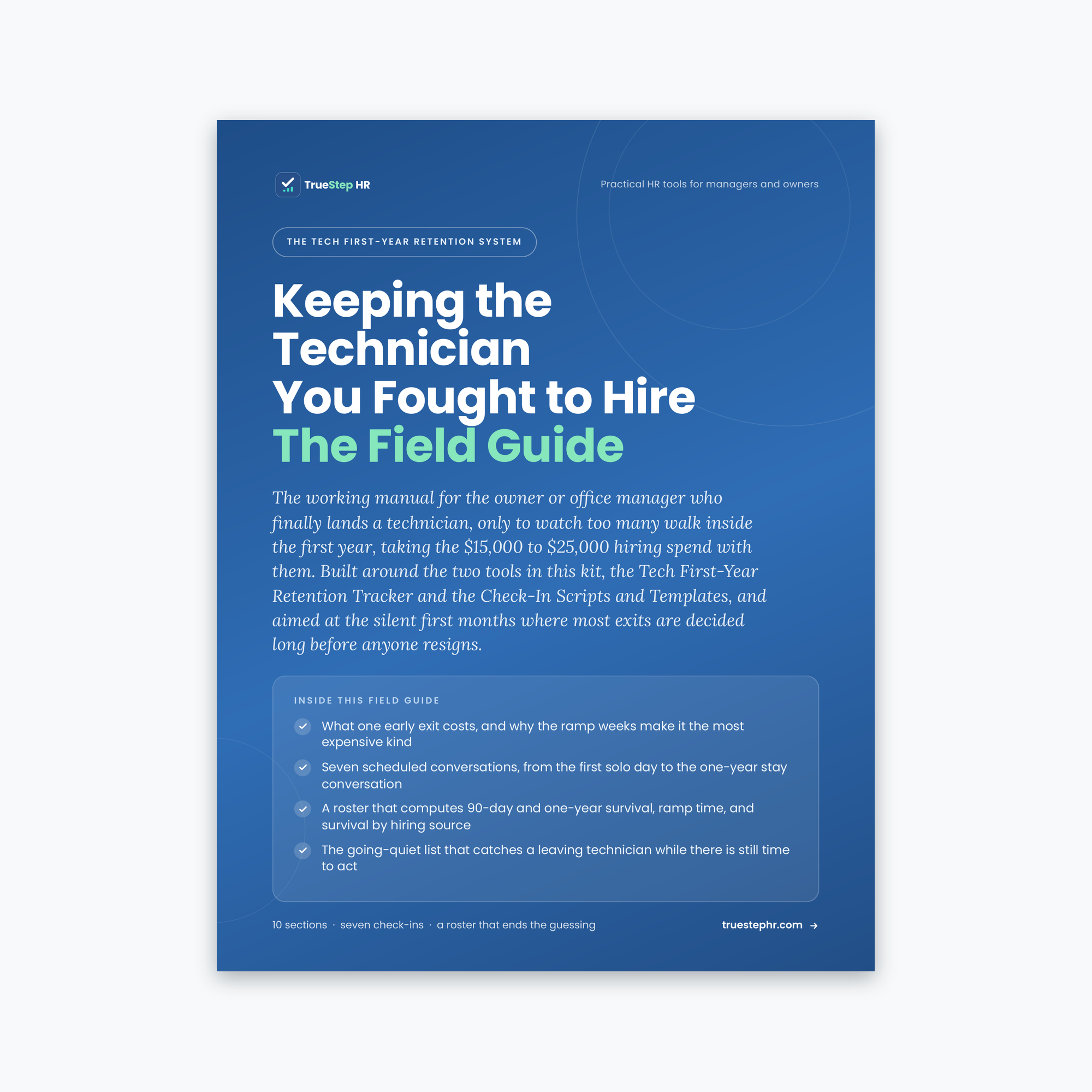 Tech First-Year Retention System by TrueStep HR