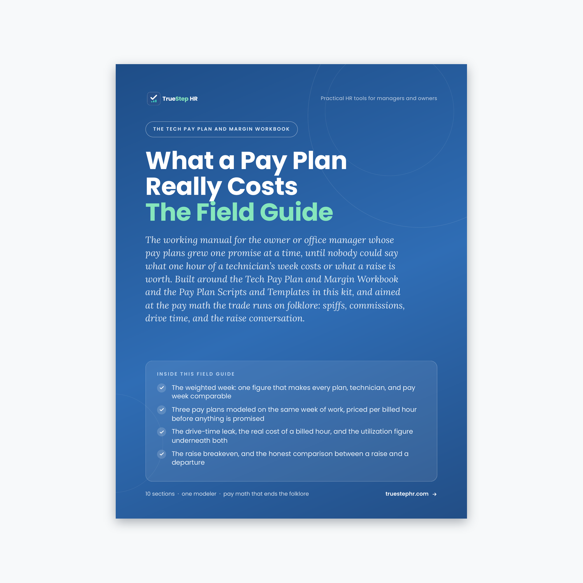 Tech Pay Plan and Margin Workbook by TrueStep HR