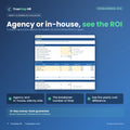 Agency vs Internal ROI Calculator, agency and in-house cost comparison