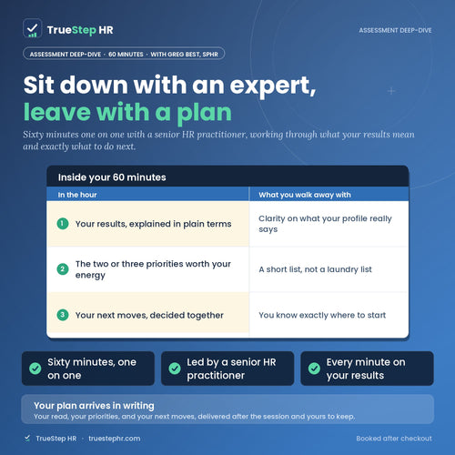 Assessment Deep-Dive Session (60 Minutes)