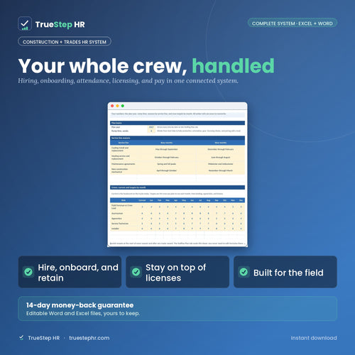 Construction and Trades HR System