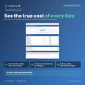 Employee Cost Calculator, fully loaded cost summary with category breakdown