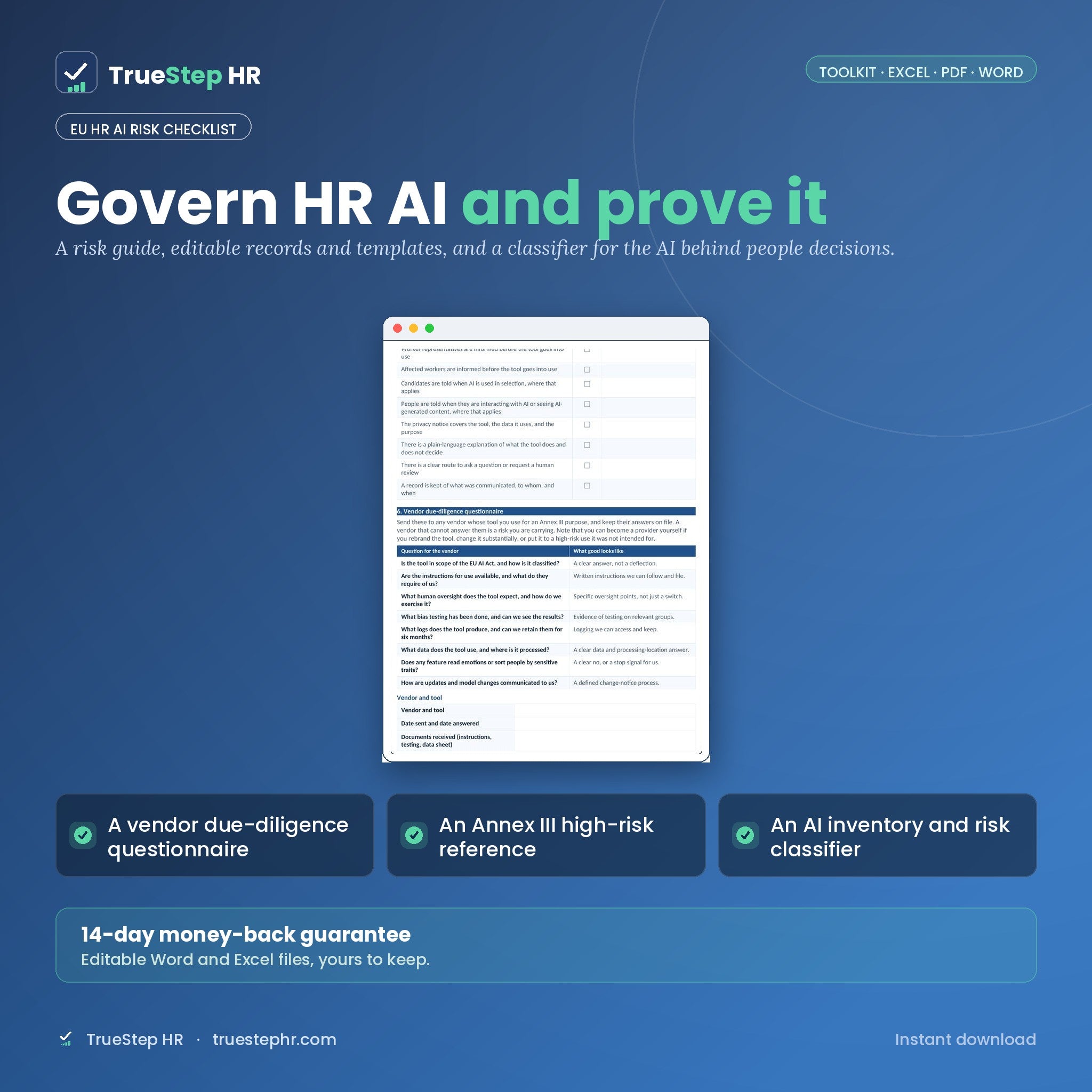 EU HR AI Risk Checklist