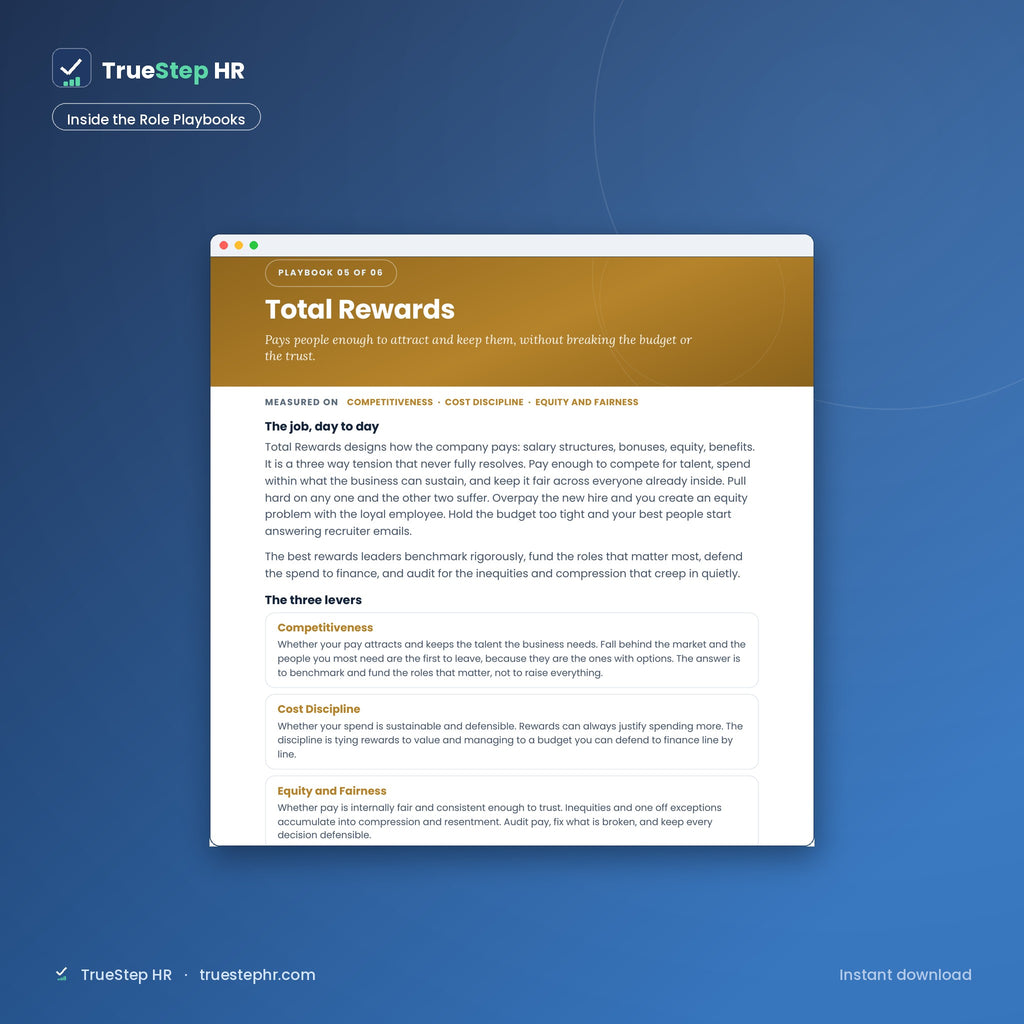 HR Role Prep Pack inside the role playbooks