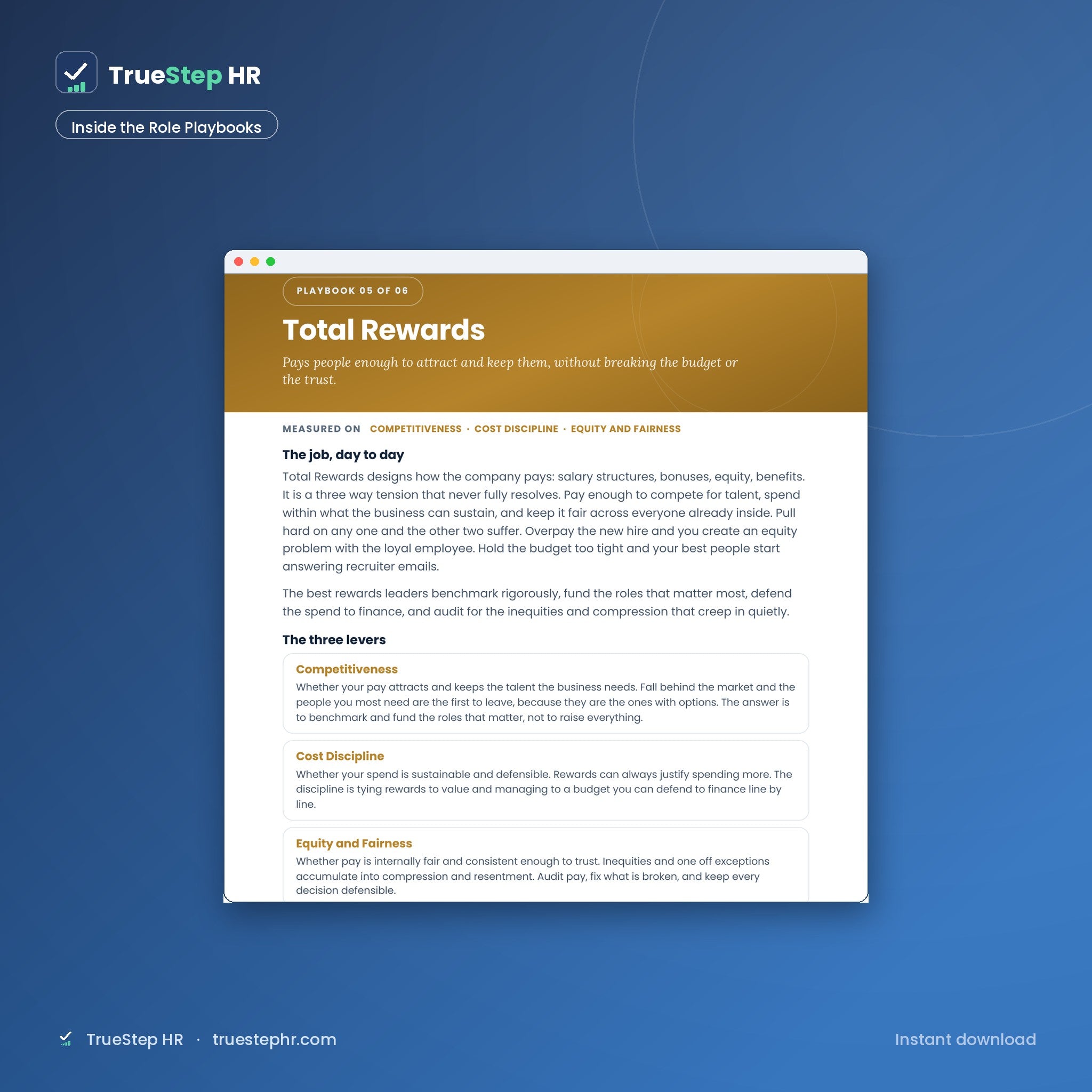 HR Role Prep Pack inside the role playbooks