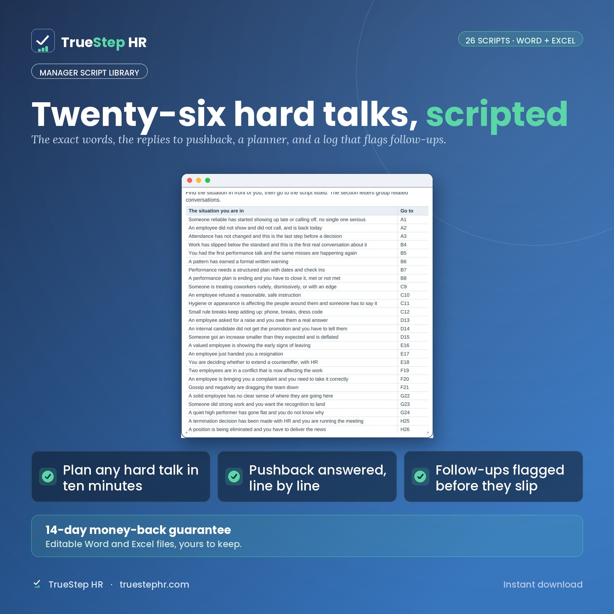 Manager Script Library