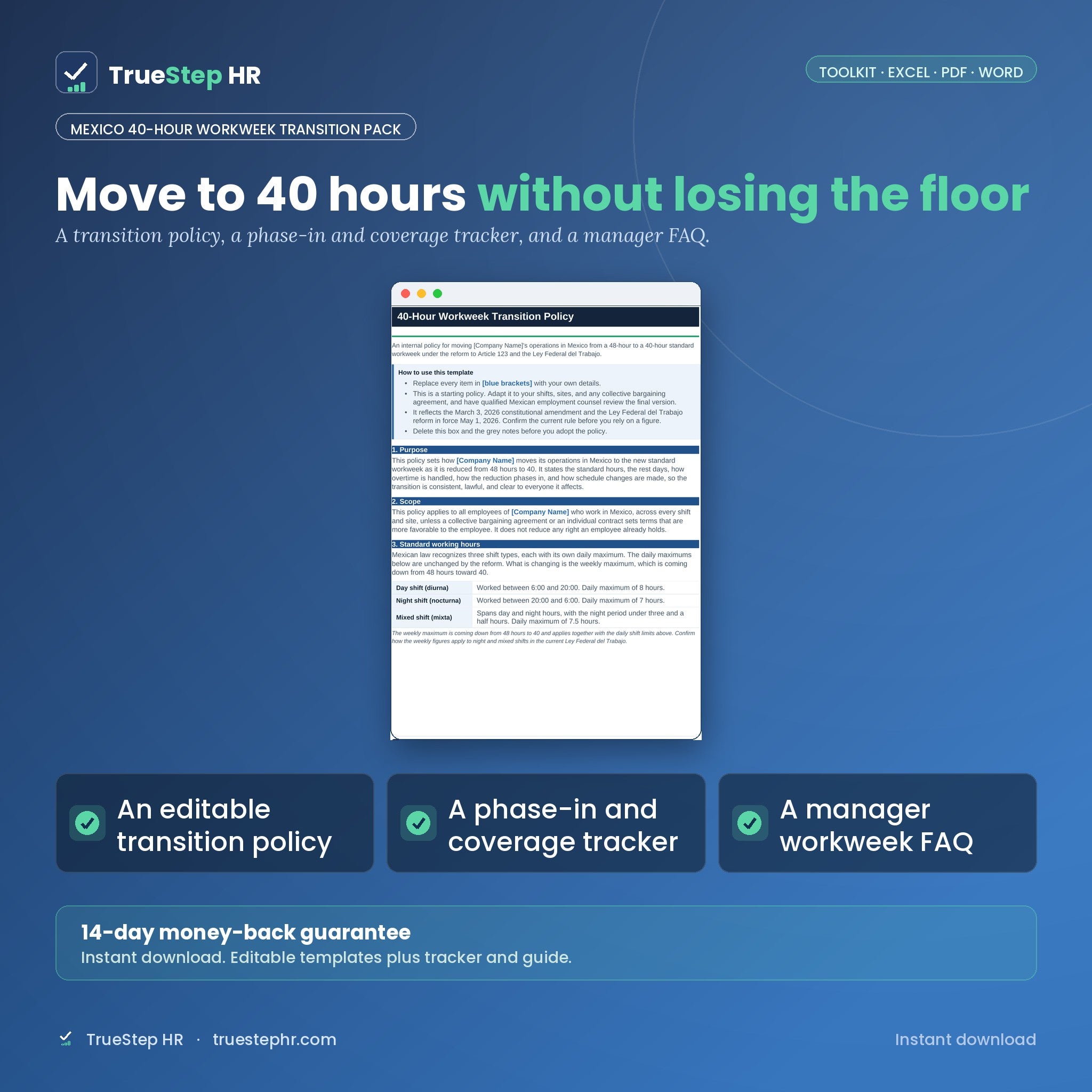 Mexico 40-Hour Workweek Readiness Kit
