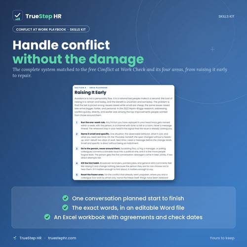 Conflict at Work Playbook