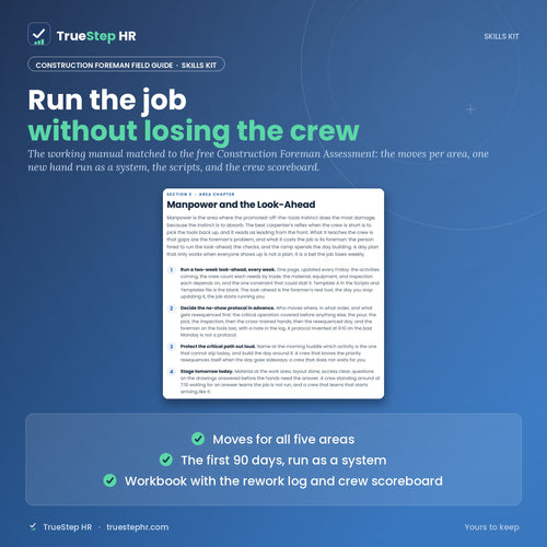 Construction Foreman Field Guide