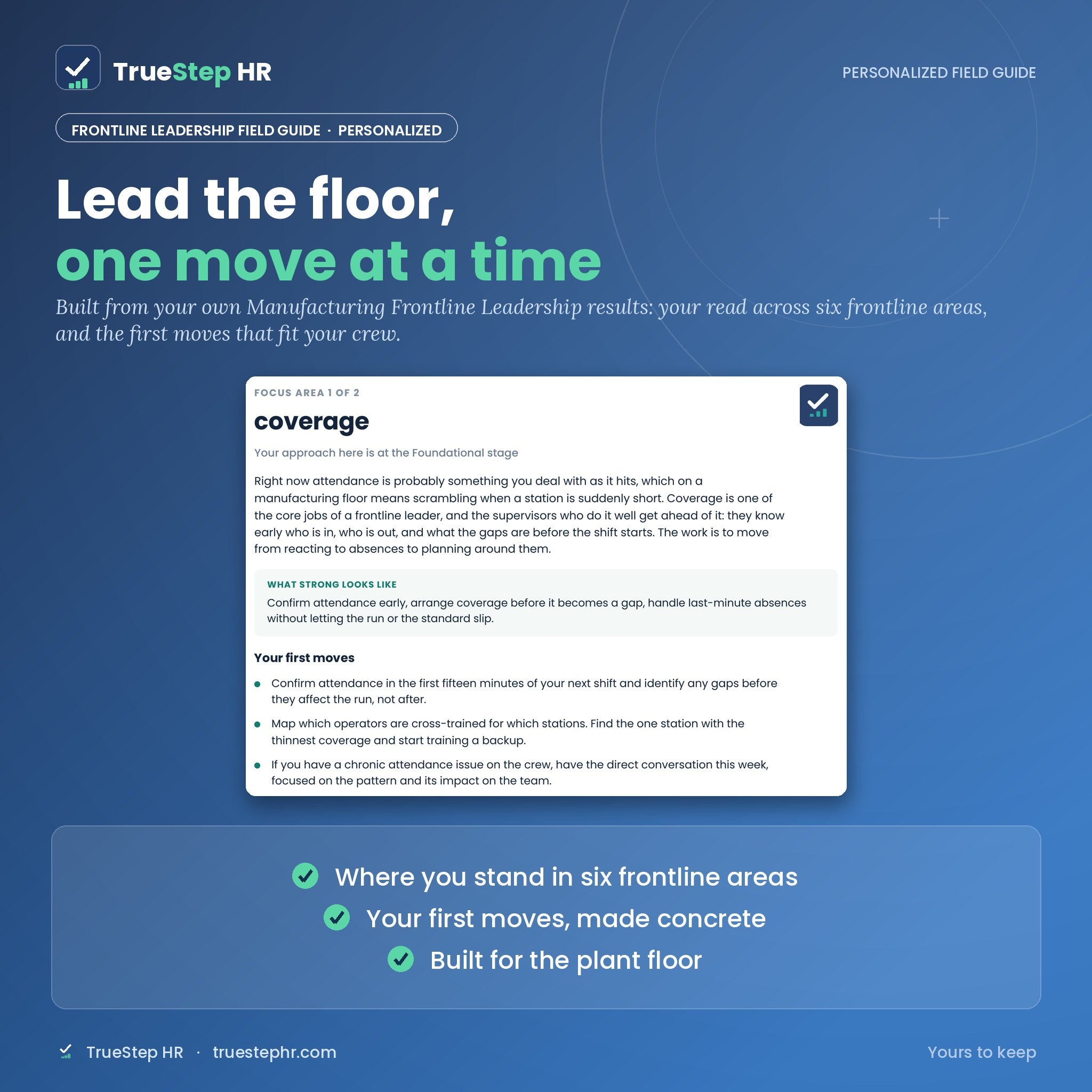Manufacturing Frontline Leadership Field Guide hero image