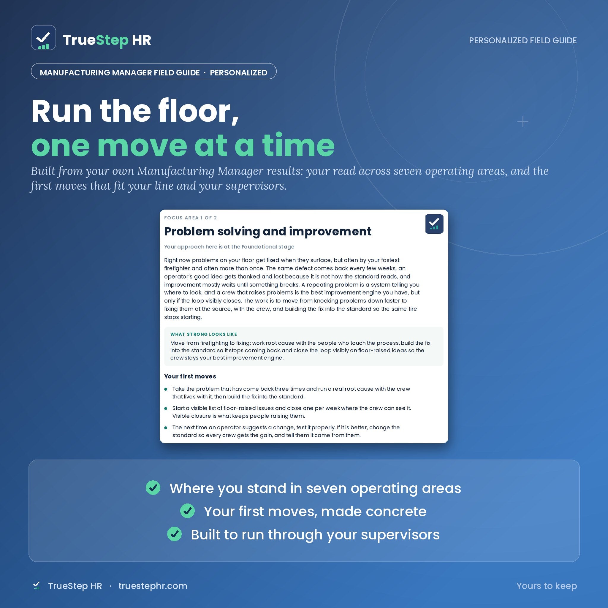 Manufacturing Manager Field Guide hero image