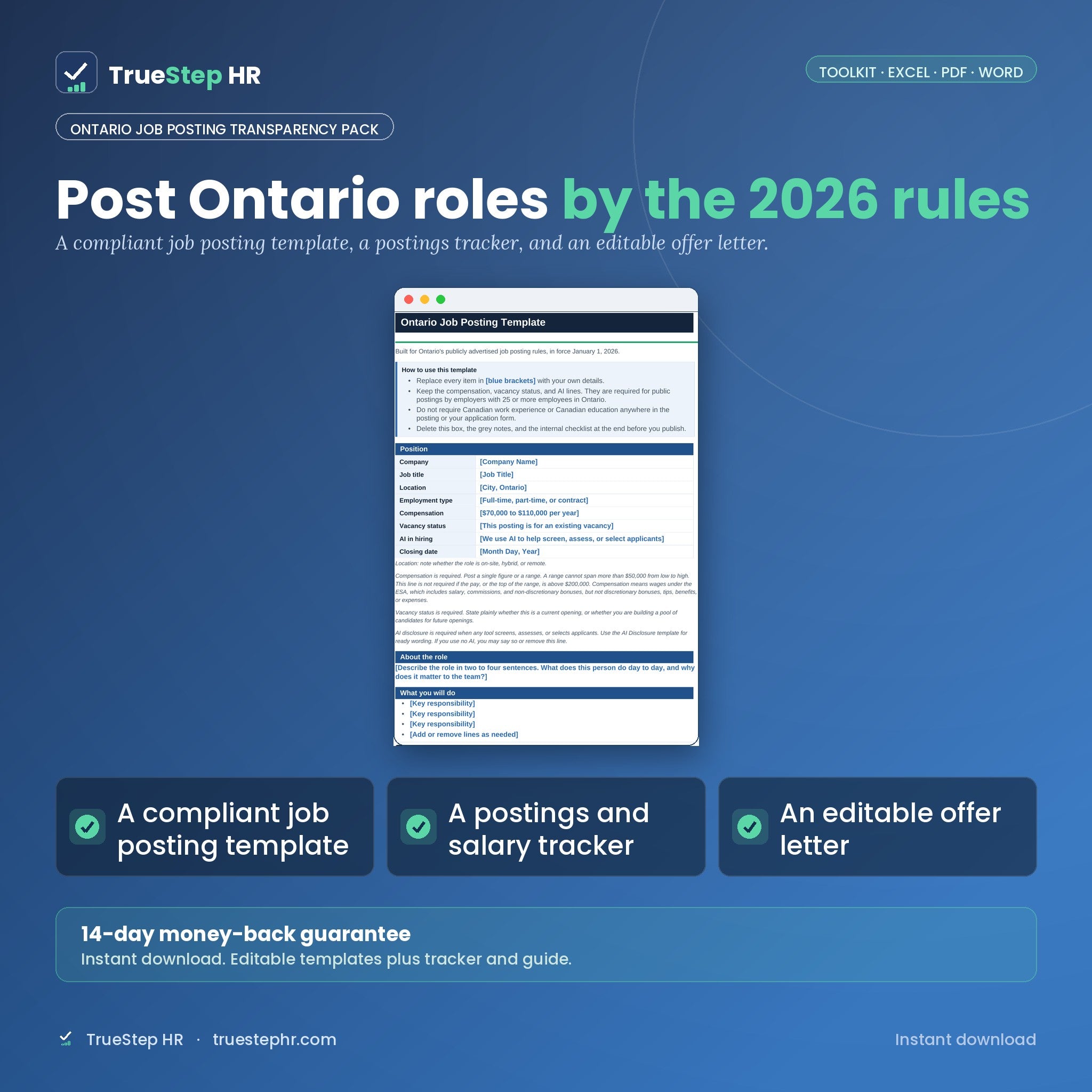 Ontario Job Posting Transparency Pack