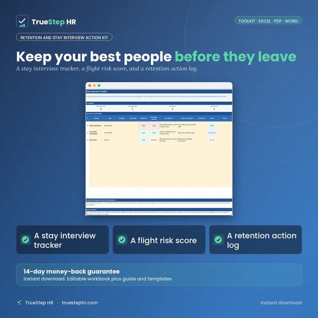 Retention and Stay Interview Action Kit