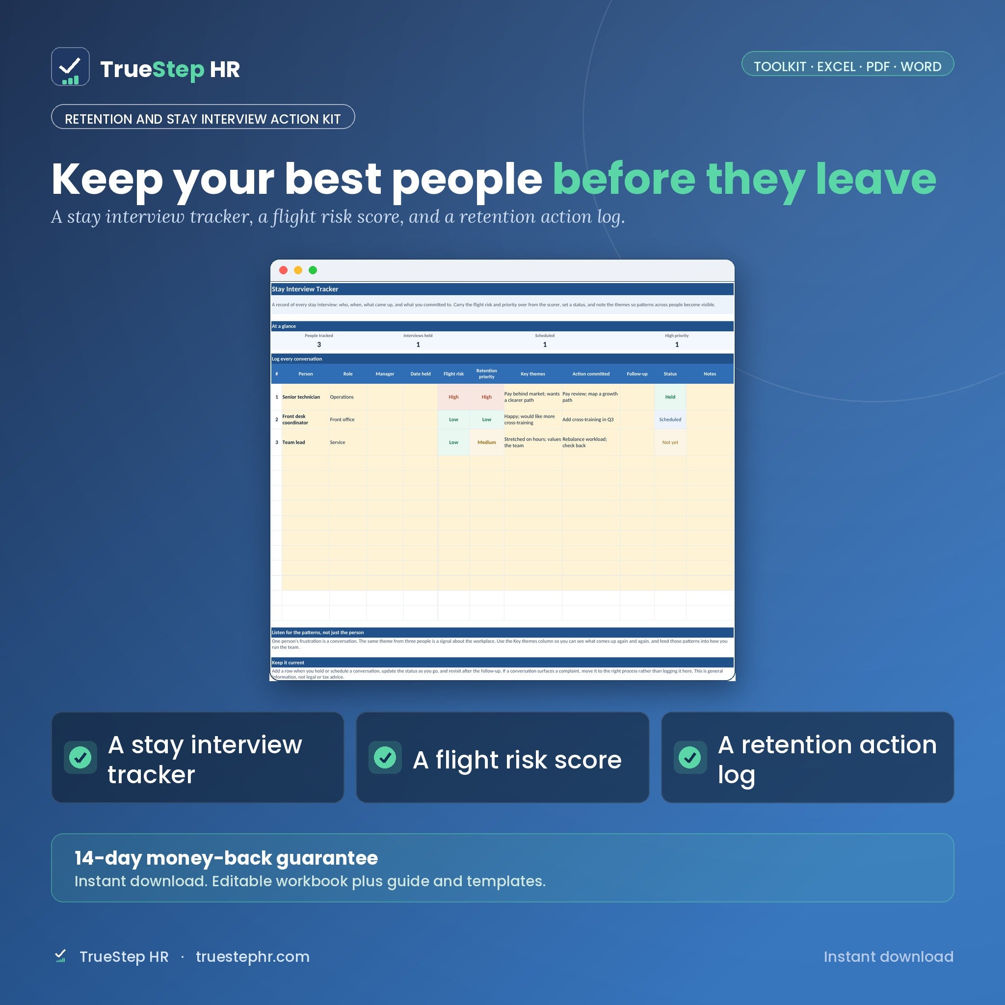 Retention and Stay Interview Action Kit