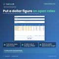 Time-to-Fill Cost Calculator, open roles priced with annual vacancy cost